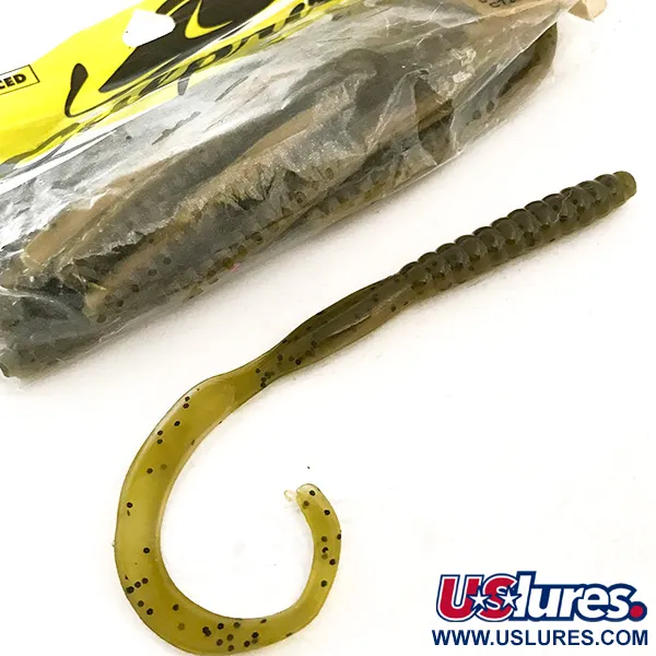 Culprit Original Worm Jigi, Green Pumpkin Red, 14cm, #6682