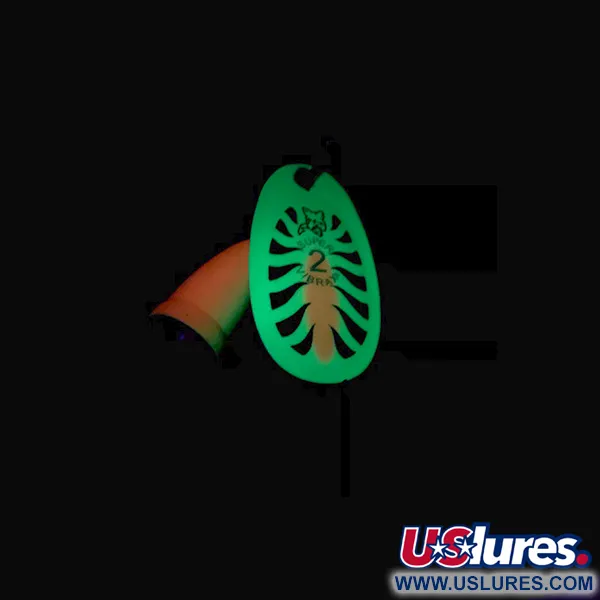 Blue Fox Super Vibrax 2 UV Lippauistin, Fluoro Keltainen, 6g, UV, #6693