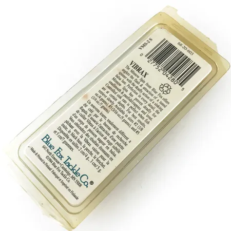 Blue Fox Vibrax Minnow Spin 1 Lippa, Hopea, 4g, Balsarunko, #6718