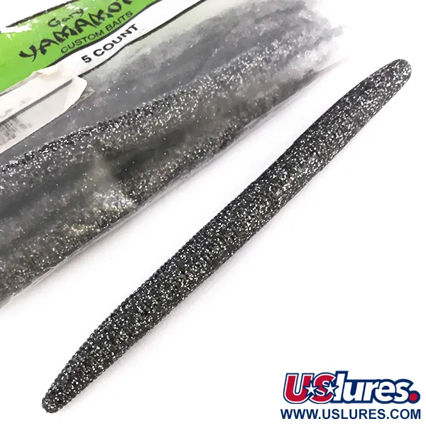 Gary Yamamoto Fat Senko pehmoviehe, Hopeaglitter, 15cm, #6719