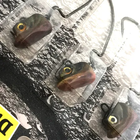 Duh!!! Head kit Offset-jigipäät, Black / Green Metallic, 14g, #6721