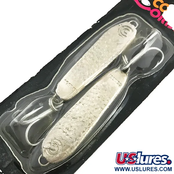 Cotton Cordell CC Spoon Lusikka, Hopea, 21g, Vertikaalijigaus, #6725