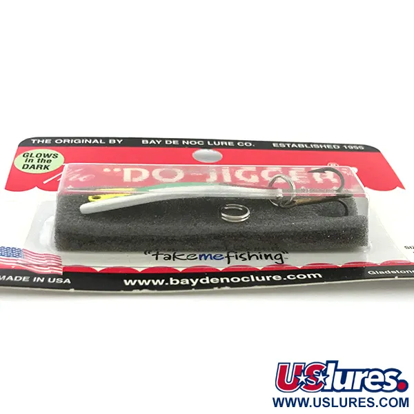 Bay de Noc Do-Jigger 1 Lusikka, White/Green Glow, 5g, Hohtava, #6736