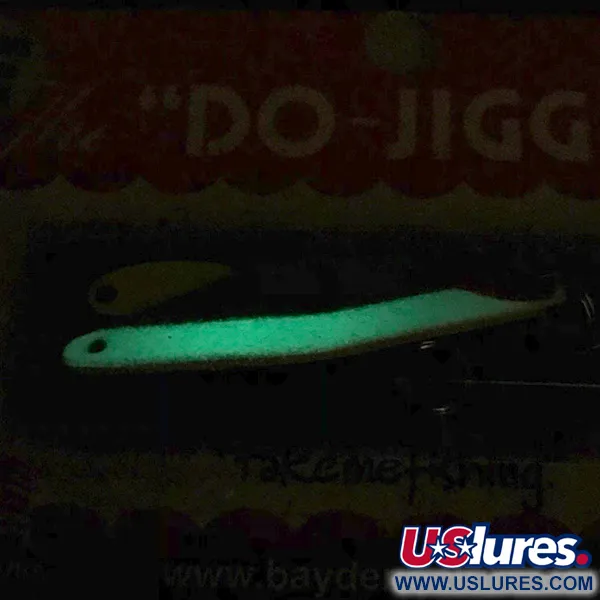 Bay de Noc Do-Jigger 1 Lusikka, White/Green Glow, 5g, Hohtava, #6736