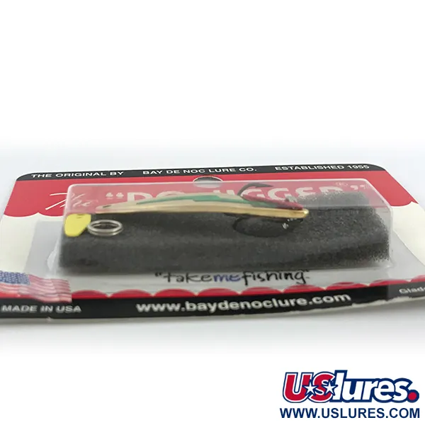 Bay de Noc Do-Jigger 1 Lusikka, Kulta/Vihreä, 5g, kullattu, #1DJGCH