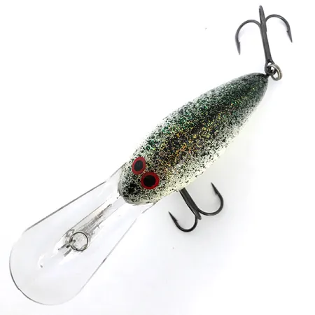 Norman DD22 Crankbait, Valk/Musta/Sateenkaari, 28g, #6742