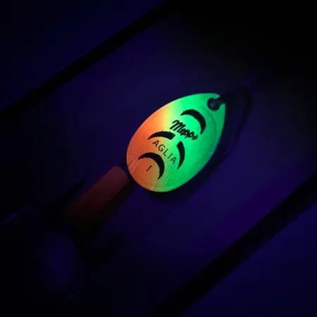 Mepps Aglia 1 Lippa, Fire Tiger, 3.5g, UV-hohtava, #6745