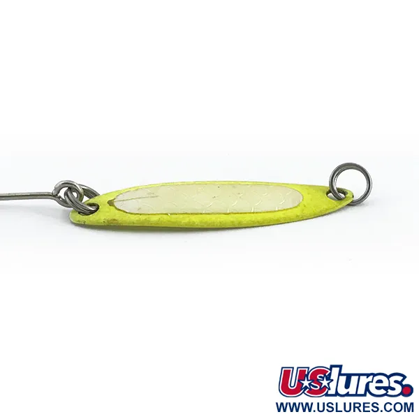 Luhr Jensen Needlefish 1 UV Lusikka, Chartreuse, 2g, UV-pinta, #6764