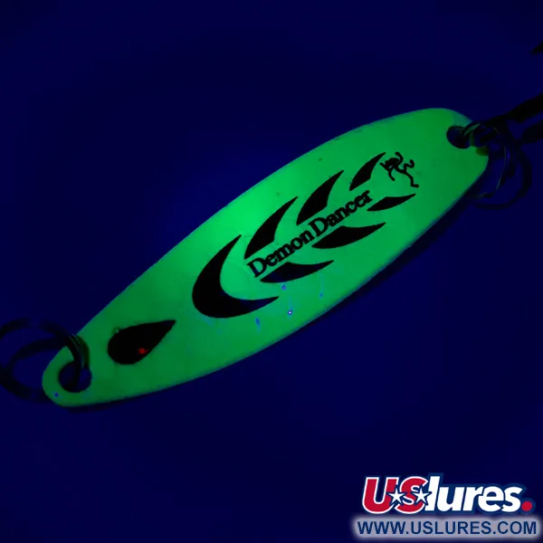 Bass Pro Shops Demon Dancer Lusikka, Chartreuse/Nikkeli, 7g, UV, #6771