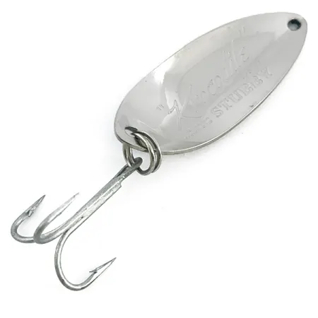 Luhr Jensen Krocodile Stubby Lusikka, Nikkeli / Sininen, 14g, USA, #6774