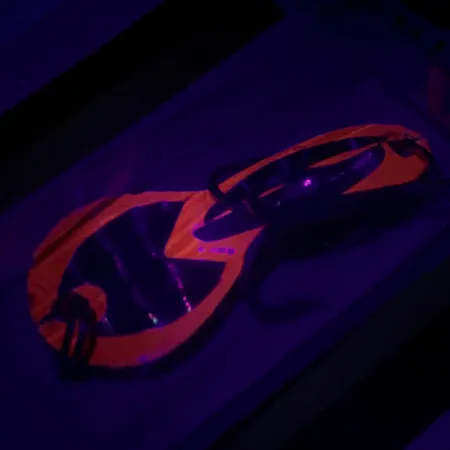 Luhr Jensen Loco 1 UV Lusikka, Red / Hologram, 4g, UV-väri, #6779