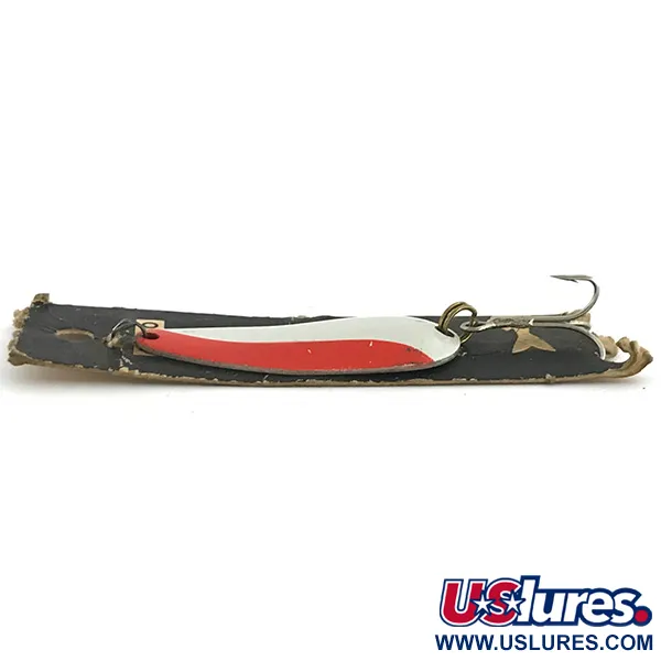 Nebco FlashBait 266 Lusikkauistin, Puna / Valko / Nikkeli, 10g, #6801