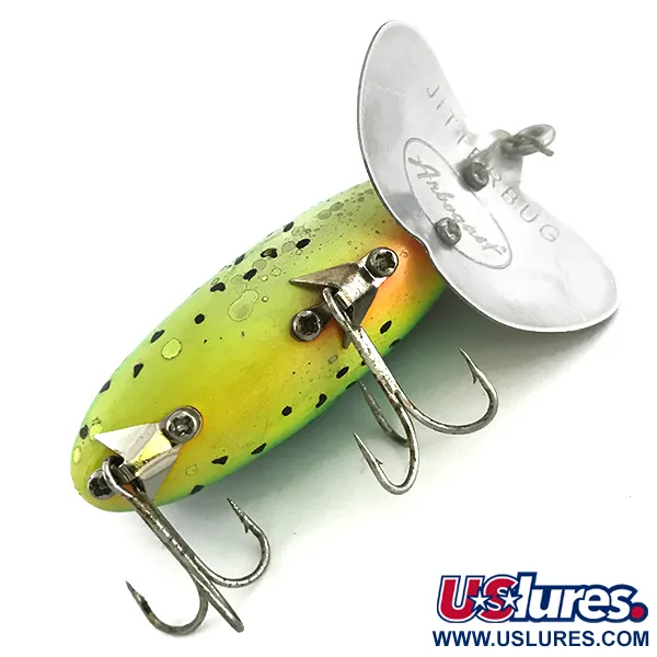 Fred Arbogast Jitterbug Pintauistin, Fire Tiger, 10g, #6808