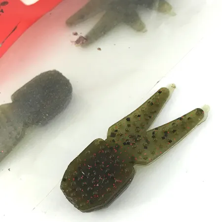 Zoom Tiny Salty Chunk, Green Pumpkin Red, 4,5 cm, jigitraileri #6831