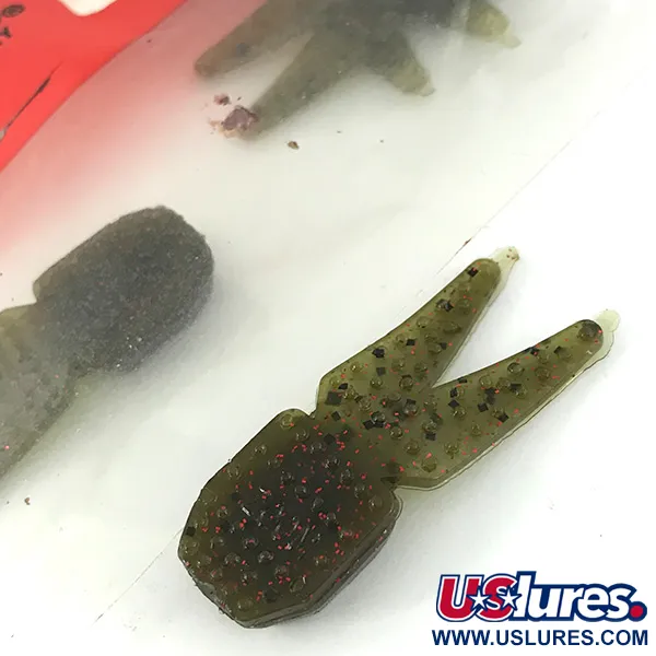 Zoom Tiny Salty Chunk, Green Pumpkin Red, 4,5 cm, jigitraileri #6831