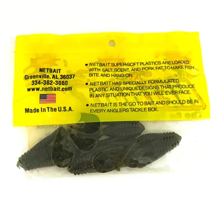 Netbait Kickin B Chunk Jigi, Green Pumpkin, 7.5cm, Trailer, #6836