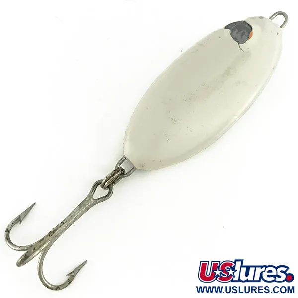 Bomber Slab Spoon Pystyviehe, Helmiäinen, 40g, Vertikaalijigaus, #6867