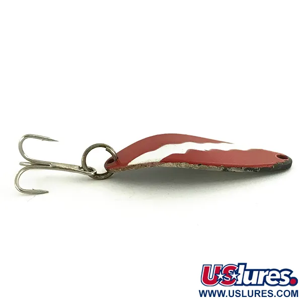 Acme Little Cleo Lusikka, Puna/Valko/Nikkeli, 7g, Vintage, #6873