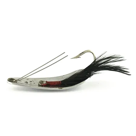Weezel bait Rex Spoon Ruohikkolusikka, Nikkeli / Musta, 12,5g, #6879