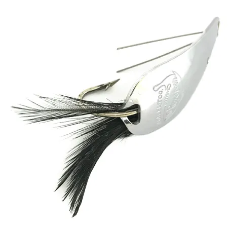 Weezel bait Rex Spoon Ruohikkolusikka, Nikkeli / Musta, 12,5g, #6879