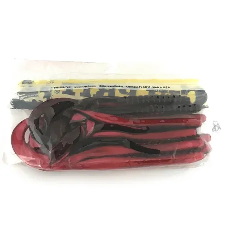 Culprit Original Worm pehmo-uistin, Red Shad, 14cm, Ribbon Tail, #6897