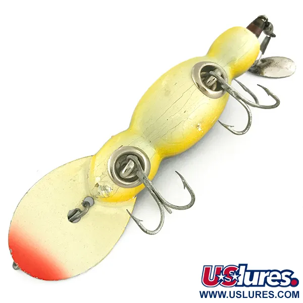 Bomber Water Dog Vaappu, Keltapilkullinen, 9g, Balsa, #6901