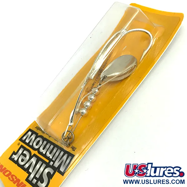 Johnson Silver Minnow Weedless Lusikka, Hopea, 14g, Ruohosuojattu, #6922