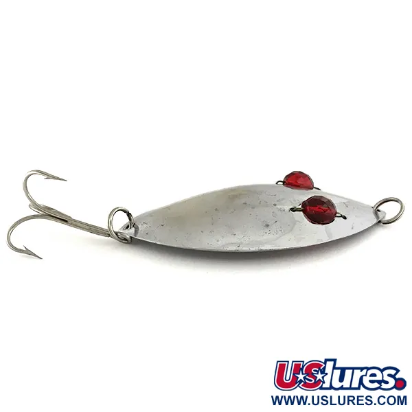 Hofschneider Red Eye Muskie Lusikka, Nickel / Red Eyes, 65g, #6923