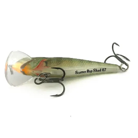 Rapala Scatter Rap Shad SCRS07 Vaappu, Ahven, 7g, Scatter Lip, #6943