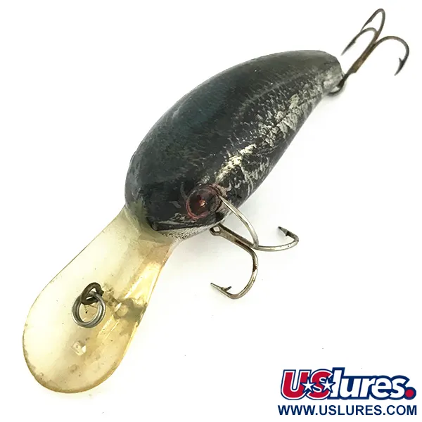 Cotton Cordell Big O Crankbait, Black/Silver/Gold, 10g, Kelluva, #6944