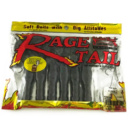 STRIKE KING Rage Tail soft bait 6 kpl