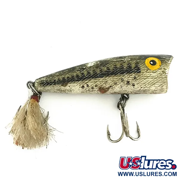 Rebel POP-R Popperi, Mustahopea, 7g, Höyhenkoukku, #6961