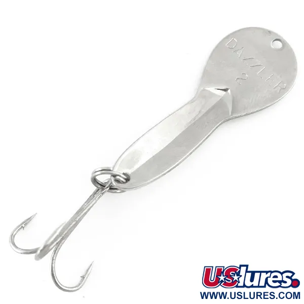 Acme Dazzler #2 Lusikka, Nikkeli / Vihreä, 7g, Vintage, #6981