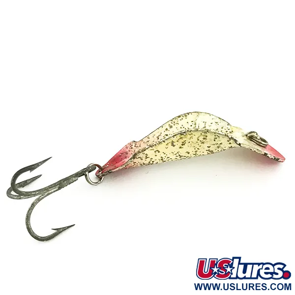 Buck Perry Spoonplug Lusikka, Valkoinen/Punainen/Hopea, 5g, #6984