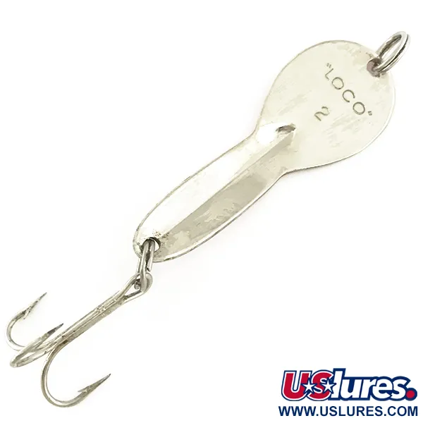 Loco 2 Glen Evans UV Lusikkauistin, Punainen/Nikkeli UV Glow, 7g, #6985