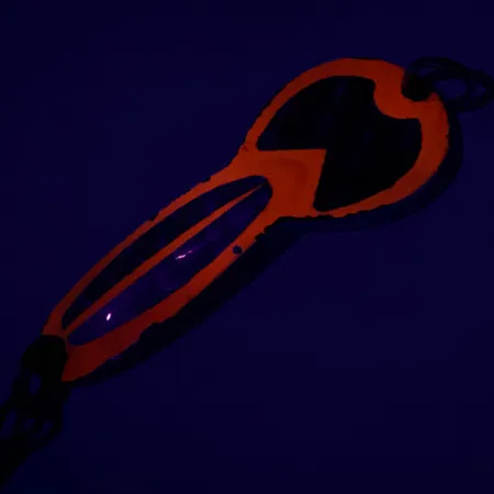 Loco 2 Glen Evans UV Lusikkauistin, Punainen/Nikkeli UV Glow, 7g, #6985