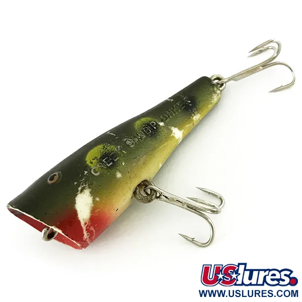 Creek Chub Plunker Pintapopperi, Frog, 5.5g, Vintage, #7011