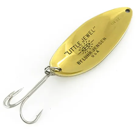 Luhr Jensen Little Jewel Lusikka, Kulta, 21g, Vintage USA, #7028