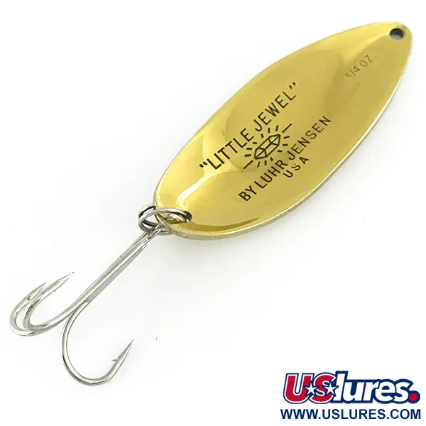 Luhr Jensen Little Jewel Lusikka, Kulta, 21g, Vintage USA, #7028