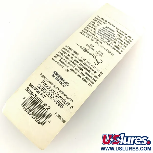 Luhr Jensen Fire Max Miracle 2 Lippa, Kulta / Musta, 7g, #7056