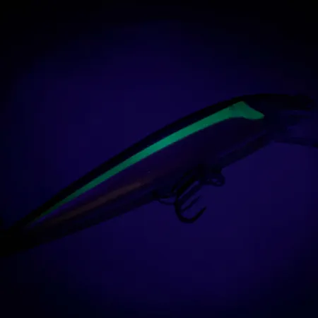 RAPALA HUSKY JERK Holo Vaappu, Hopea-Keltainen, 10g, Suspaava, #7079