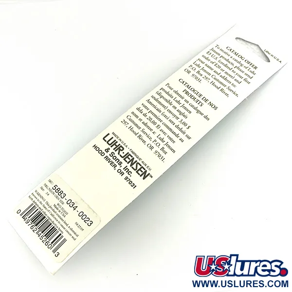 Luhr Jensen Deep Stinger Lusikka, Hopea / Vihreä, 21g, UV, #7085