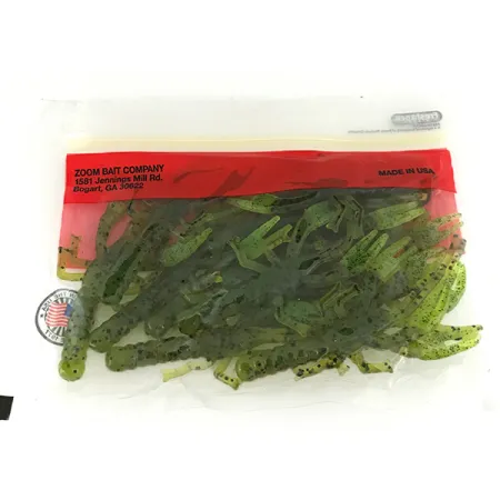 Zoom Lil Critter Craw Pehmoviehe, Wat Seed / Chartreuse, 8cm, #7091