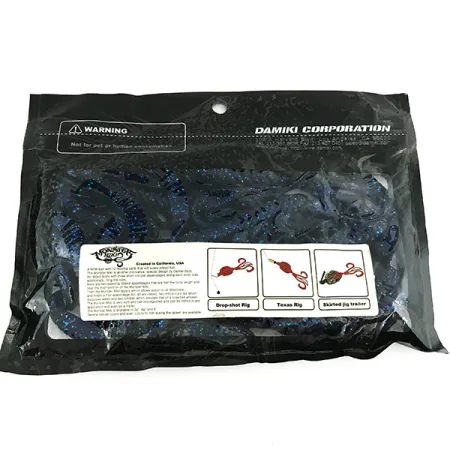 Damiki Monster Miki Jigi, Sininen, 18cm, Creature Bait, #7096