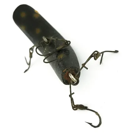 Helin FlatFish Puuviehe, Musta-Keltainen, 10g, Spreader-Bar, #7127