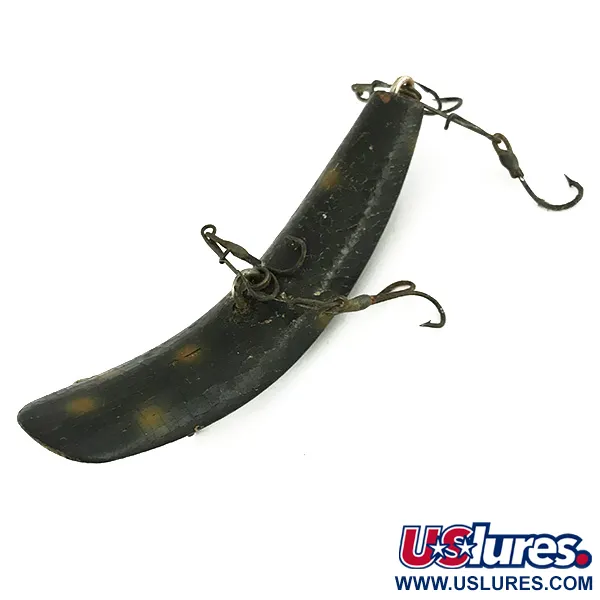 Helin FlatFish Puuviehe, Musta-Keltainen, 10g, Spreader-Bar, #7127