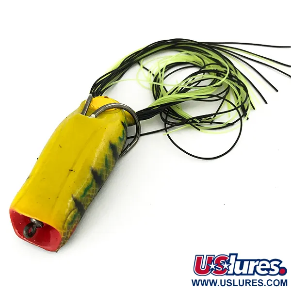 SPRO Dean Rojas Bronzeye Frog Popper, Ahven, 14g, Double Hook, #7148