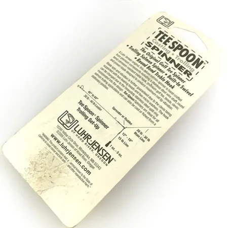 Luhr Jensen Tee Spoon 4 Lusikkauistin, Nikkeli, 10g, Golf-Tee, #7154