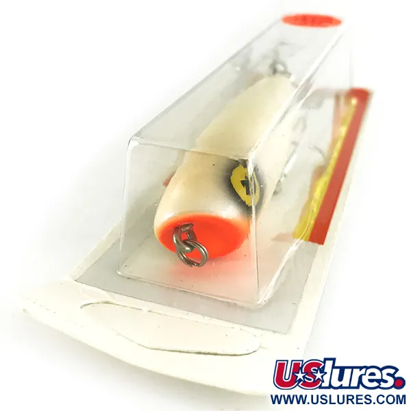 Luhr Jensen P.J.POP, 17g, Helmiäinen / Punainen, käsintehty poppari #7158