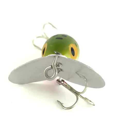 Fred Arbogast Jitterbug Pintaviehe, Frog, 7g, Metallilevy, #7215
